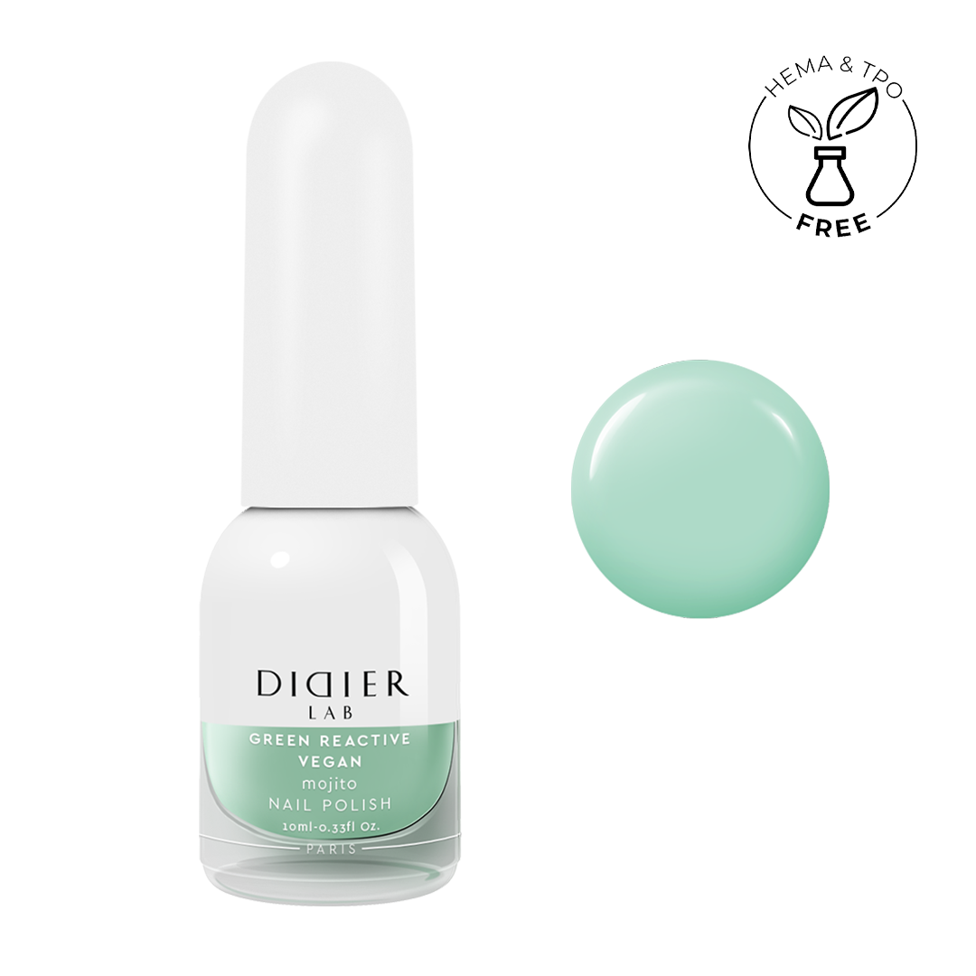 Vegaaninen kynsilakka Green reactive Didier Lab mojito 10ml